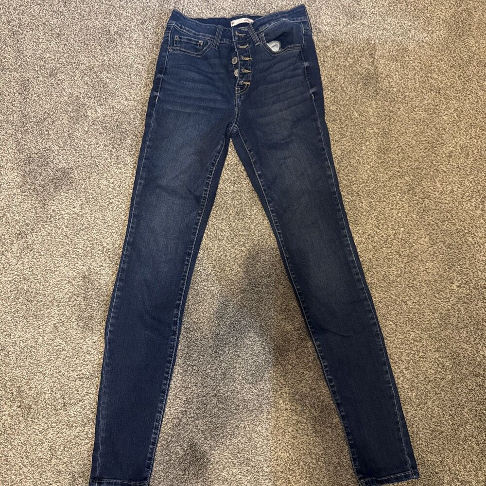 So Button Fly Jeans